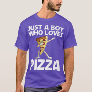 Funny Pizza Art for Boys Kinder Pizza Slice Italie T-Shirt