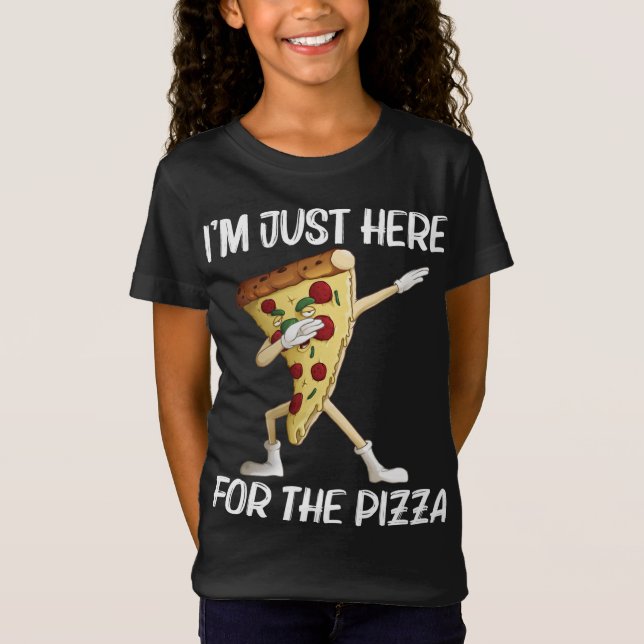 Funny Pizza Art for Men Pizza Slice Italienisch T-Shirt (Vorderseite)