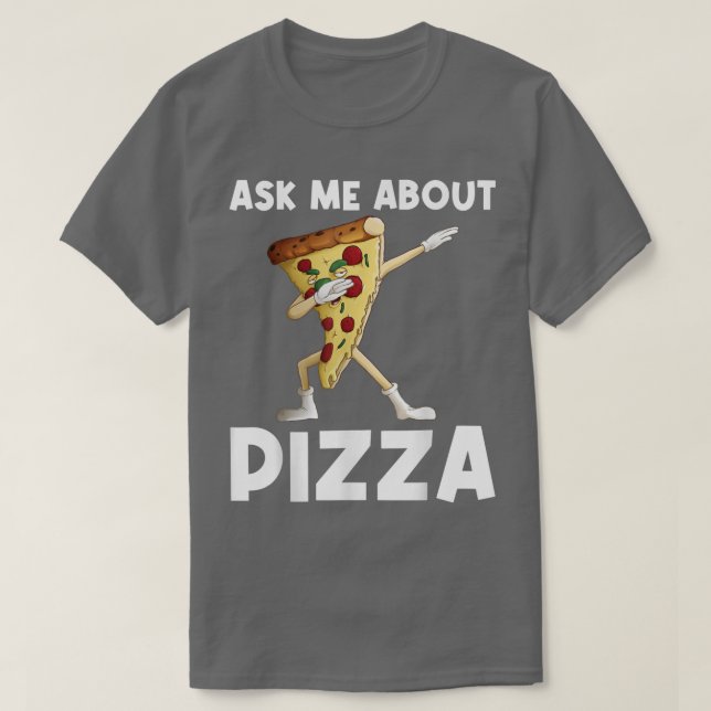 Funny Pizza Art for Men Pizza Slice Italienisch  T-Shirt (Design vorne)