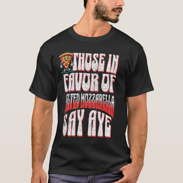 Funny Pizza Diejenigen, die sich für die geschmolz T-Shirt (Vorderseite)