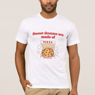 Funny Pizza Dreams Men T - Shirt