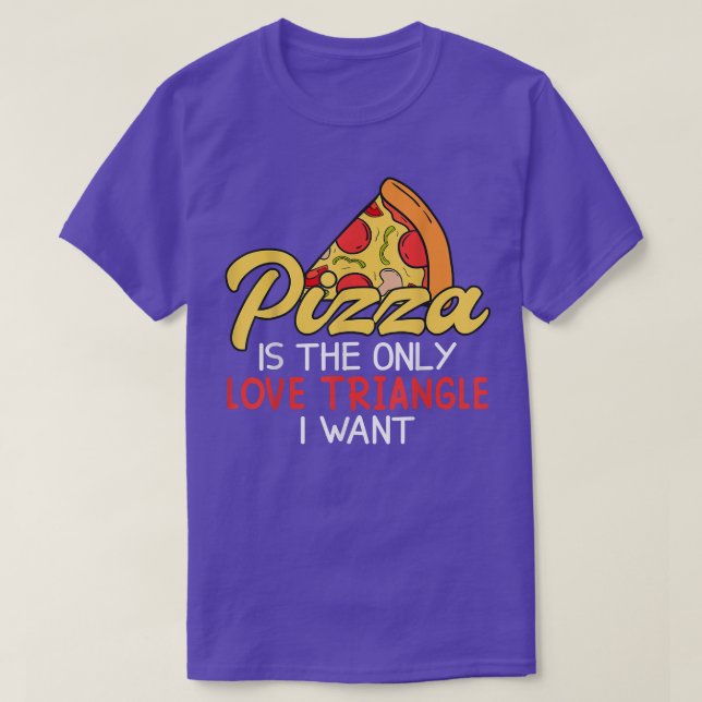 Funny Pizza ist Liebe Slice of Heaven 856  T-Shirt (Design vorne)