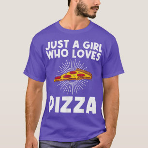 Funny Pizza Kunst für Mädchen Kinder Mama Italieni T-Shirt