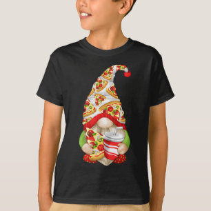 Funny Pizza Lover Gnome für Frauen mit Niedlicher T-Shirt