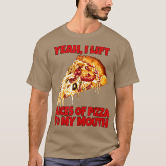 Funny Pizza Lover, ich hebe Pizzaslicen auf T-Shirt