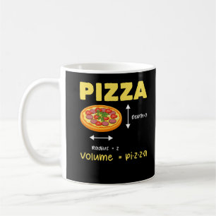 Funny Pizza Mathematik Lautstärke Berechnung Food  Kaffeetasse