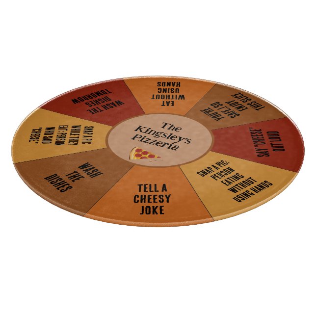 Funny Pizza Pun Kitchen Italienische Küche Themens Schneidebrett (Ecke)