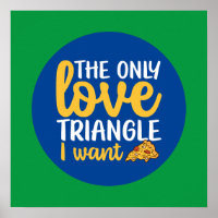 Funny Pizza Pun Liebe Triangle Kitchen Typografie