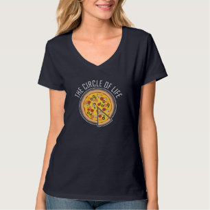Funny Pizza Pun Zitat den Kreis des Lebens Peppero T-Shirt