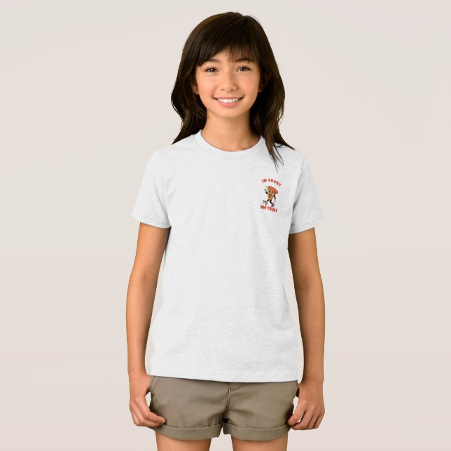 Funny Pizza Shirt - In Crust vertrauen wir Grafik- (Vorderseite Voll)