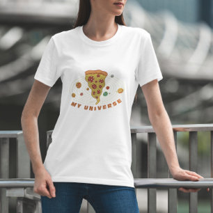 Funny Pizza Universe T-Shirt