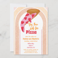 Funny Pizza Wedding Save the Date