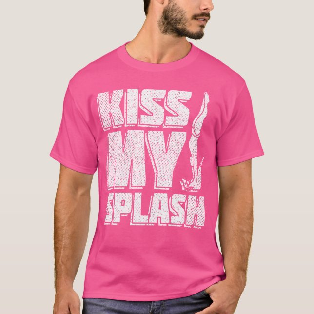 Funny Platform Diver Springboard Diving T-Shirt (Vorderseite)