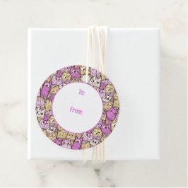 Funny Playful Cats Geschenkanhänger