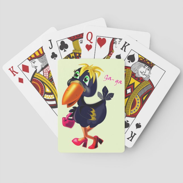 Funny Playing Cards mit dem modernen Vogel Spielkarten (Rückseite)