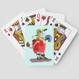 Funny Playing Cards mit moderner Kuh Spielkarten