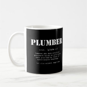 Funny Plumber Geschenk - Wörterbuchdefinition Kaffeetasse