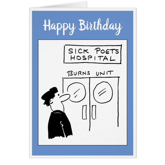 Funny Poet Hospital Cartoon (Vorne)