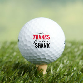 Funny Poetic nein Dank für den Shank Golfball