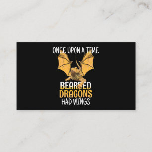 Funny Pogona war einmal auf eine Zeit bärtigen Dra Visitenkarte