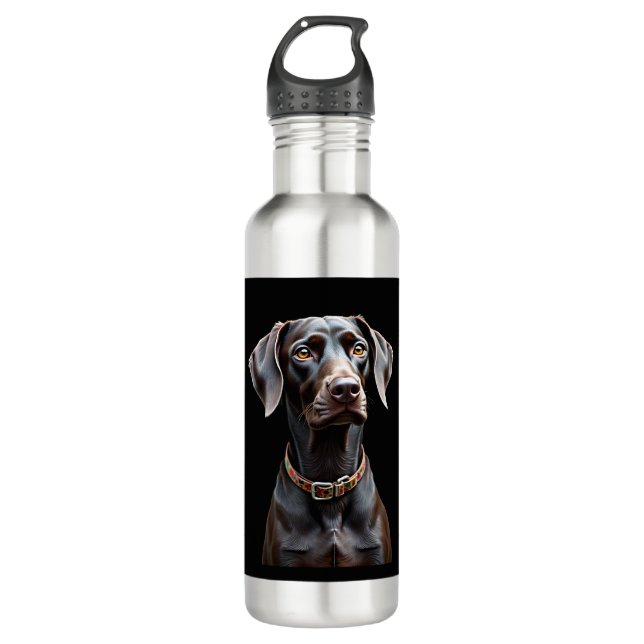 Funny Pointer Shirt Pointer Mom Dad Dog Lover Poin Edelstahlflasche (Vorderseite)