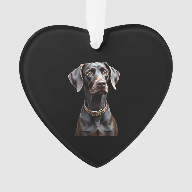 Funny Pointer Shirt Pointer Mom Dad Dog Lover Poin Ornament (Vorderseite)