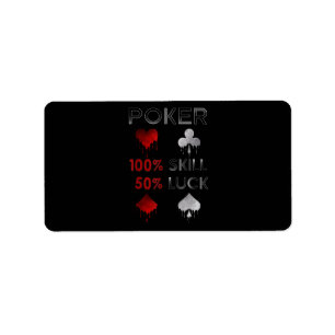 Funny Poker   Poker 100 % Qualifikation und 50 % G Adressaufkleber