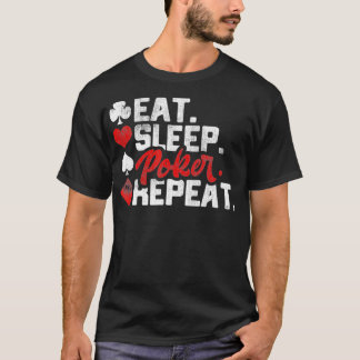 Funny Poker Teas Holdem Player Casino Geschenk T-Shirt