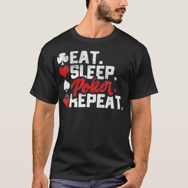 Funny Poker Teas Holdem Player Casino Geschenk T-Shirt (Vorderseite)