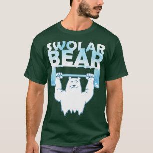 Funny Polar Bear Swolar Bär Lifting Tshirt