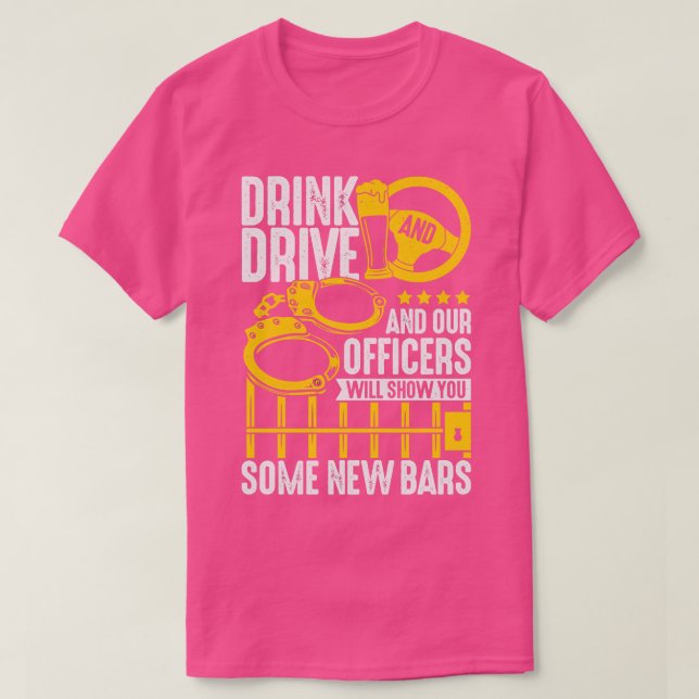 Funny Police Officer Inspector Job Sheriff Geschen T-Shirt (Design vorne)