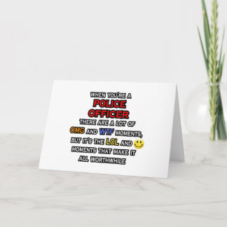 Funny Police Officer ... OMG WTLOL Karte