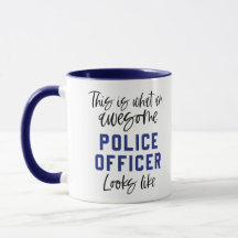 Funny Police Officer Phantastisch Police Vater Mam