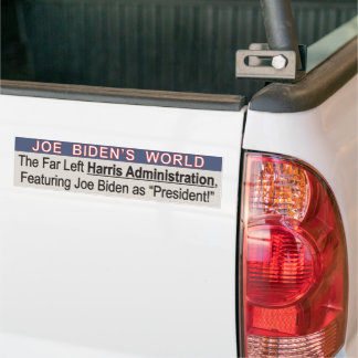 Funny Political Bumper Sticker - Joe Biden Autoaufkleber