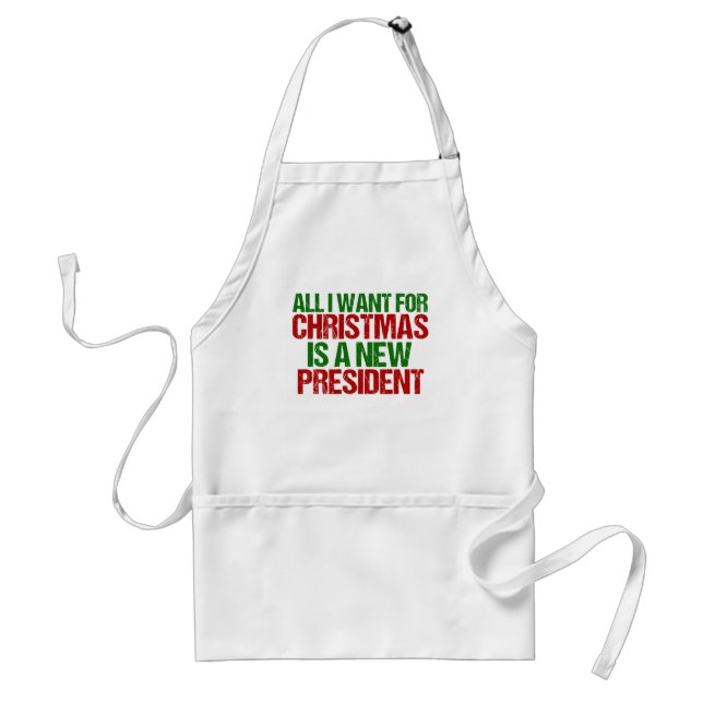 Funny Political Christmas Anti Trump Schürze (Vorne)