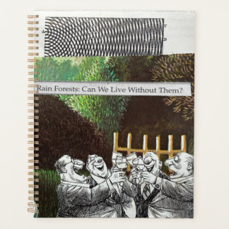 Funny Political Joest Forest Climate Change Satire Planer