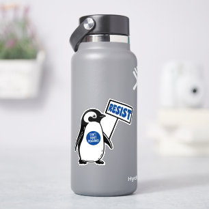 Funny Political Meme Penguin Tariff Aufkleber