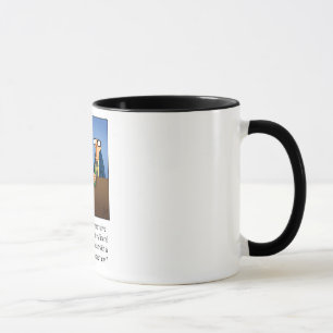 Funny Politics und Drink Cartoon Geschenk! Tasse