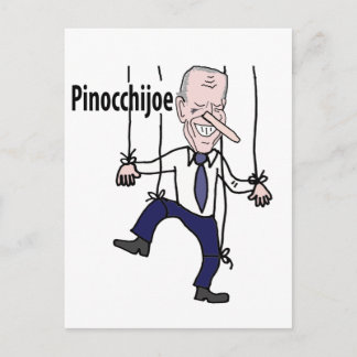 Funny politisch Anti Joe Biden Pun Postkarte