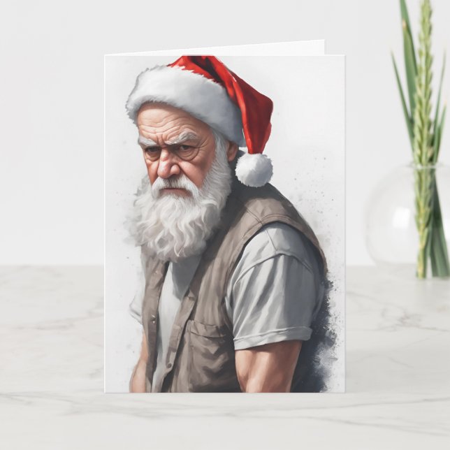 Funny Politisch inkorrekt frohe Weihnachten Karte (Vorderseite)