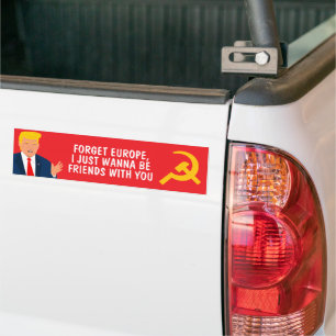 Funny politischer Trumpf Cartoon Autoaufkleber