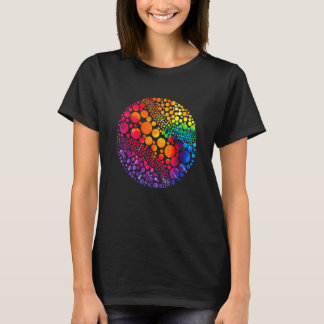 Funny Polka Dot Baseball Lover Player Galaxy Style T-Shirt