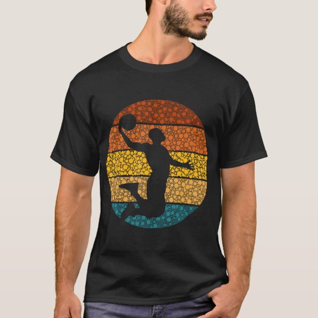 Funny Polka Dot Day Basketball International Dot D T-Shirt (Vorderseite)