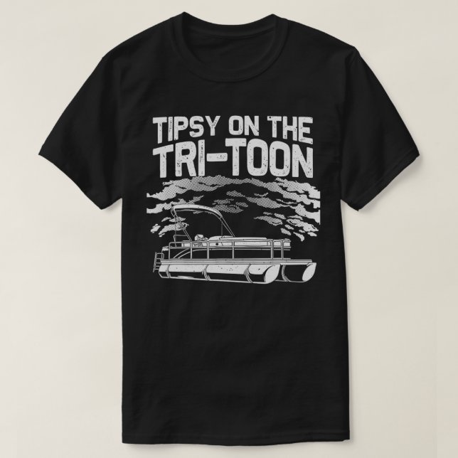 Funny Pontoon Geschenk für Männer Frauen Cool Tips T-Shirt (Design vorne)