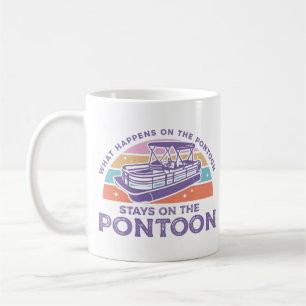 Funny Pontoon Sprichwort Kaffeetasse