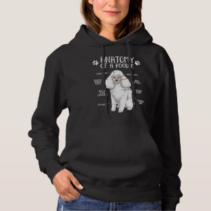 Funny Poodle Anatomie Dog Lover Geschenk Hoodie