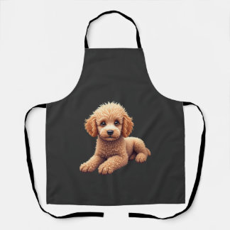 Funny Poodle Animal Lover Dogs Graphic Cute Dog Ow Schürze