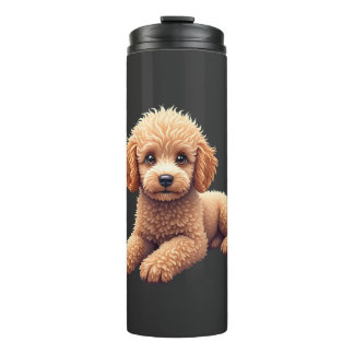 Funny Poodle Animal Lover Dogs Graphic Cute Dog Ow Thermosbecher