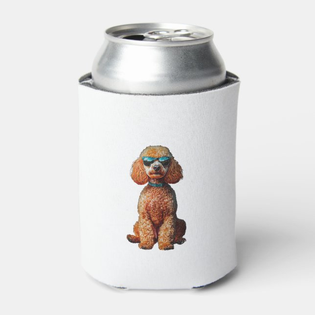 Funny Poodle Animal Lover Hunde Graphic Niedlich D Dosenkühler (Kanne Vorderseite)