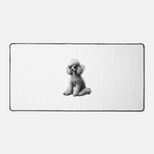 Funny Poodle Animal Lover Hunde Graphic Niedlich D Schreibtischunterlage